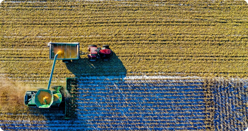 truck on a farm